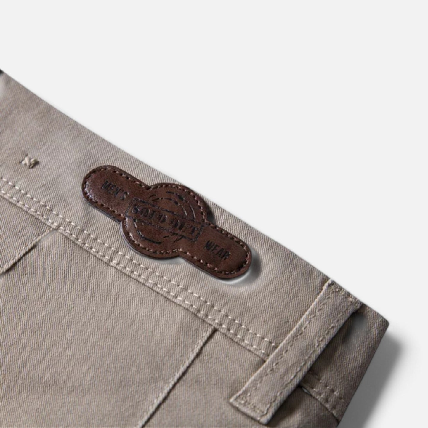 Claireve | Pantalon Homme Ajusté en Coton – Élégance Classique, Confort Saisonnière