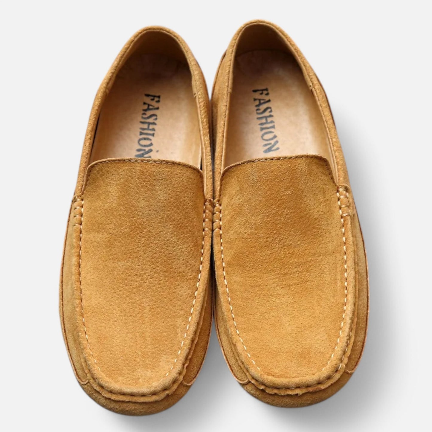 Claireve | Mocassins Homme en Daim – Artisanat Luxueux, Style Décontracté Élégant