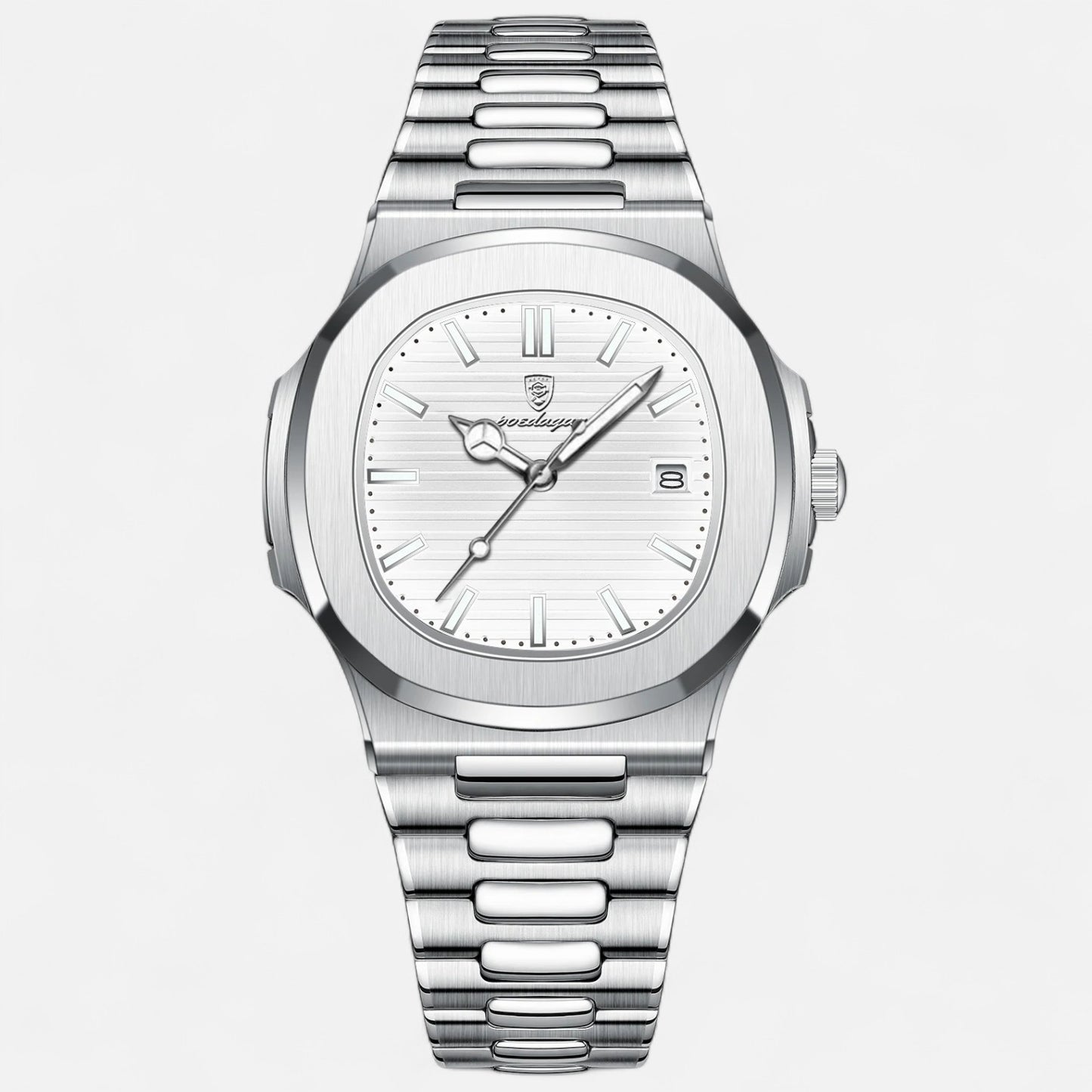 Claireve | Montre Homme Carrée de Luxe – Design Structuré, Charisme Intemporel