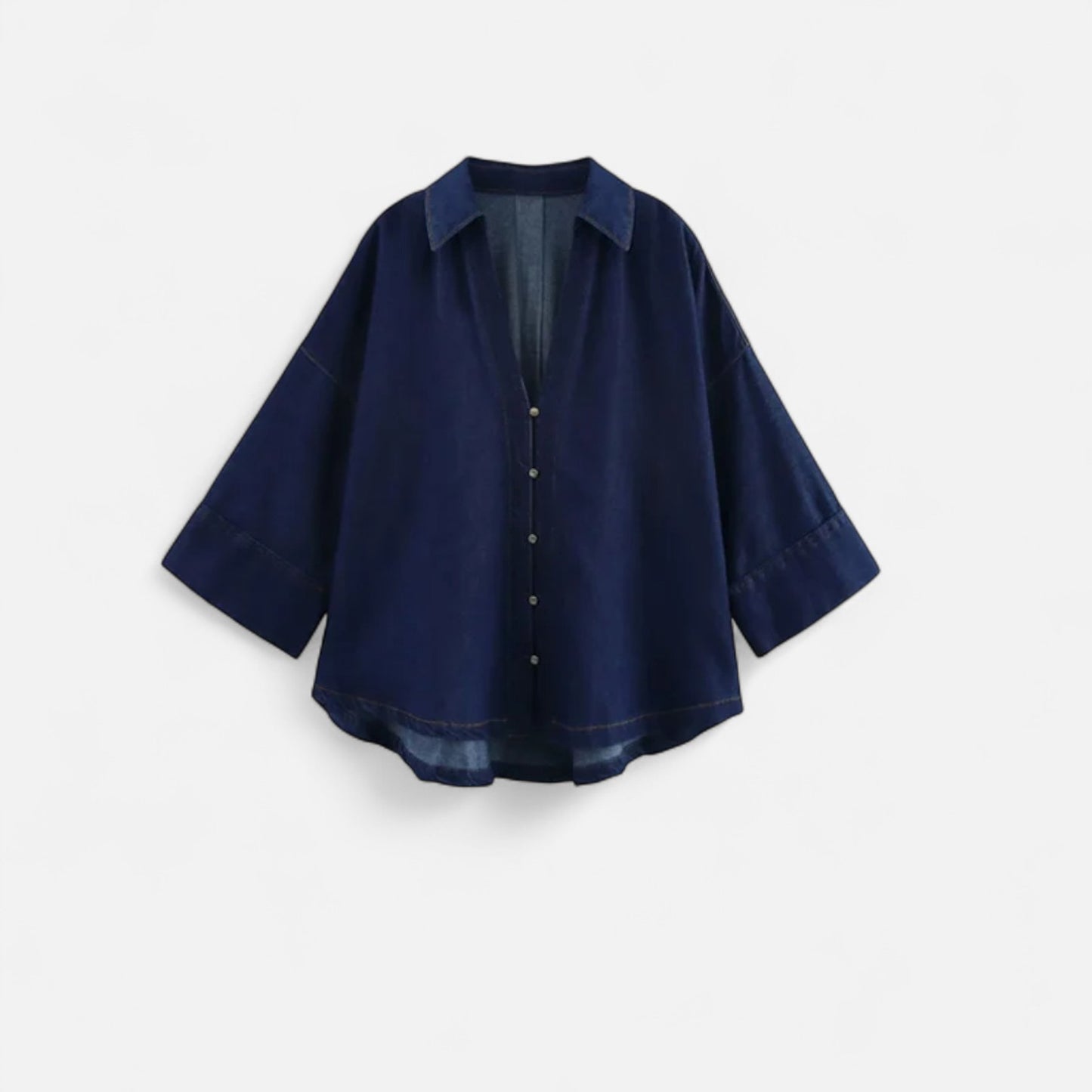 Claireve | Blouse Kimono Oversize en Lin Doux