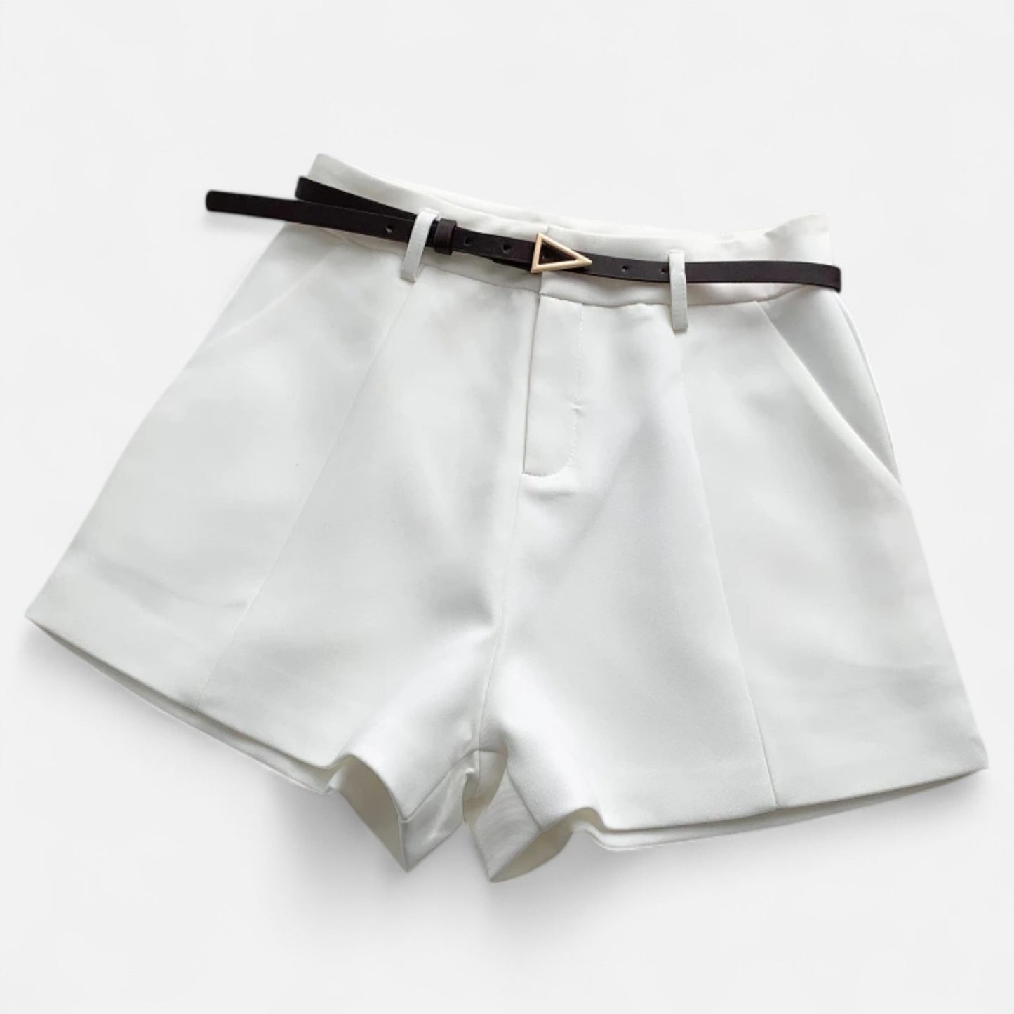 Claireve | Short Vintage Décontracté en Coton Lavé