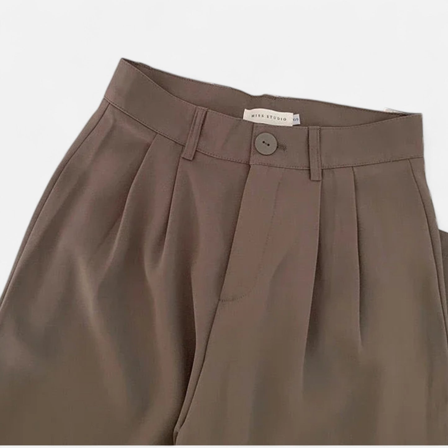 Claireve | Pantalon de Costume Femme Taille Haute – Ligne Élancée, Élégance Structurée