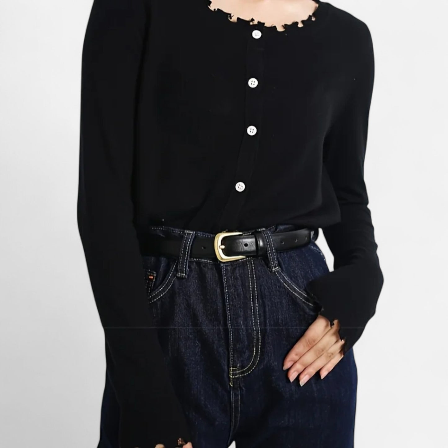 Claireve | Ceinture Femme Décontractée en Cuir – Élégance Simple, Polyvalence Naturelle