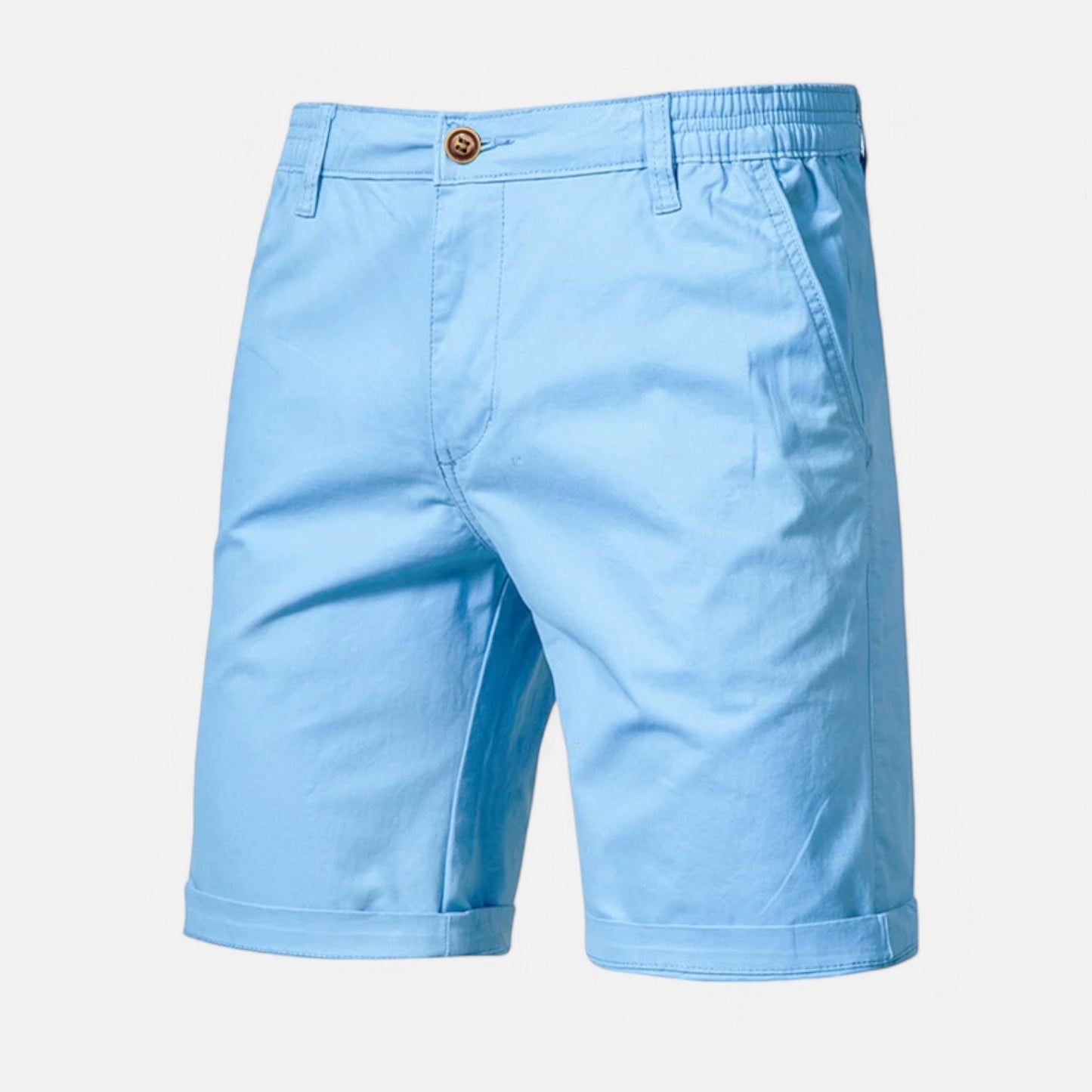 Claireve | Short 100% Coton Homme – Élégance Décontractée, Souplesse d’Été