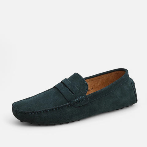 Claireve | Mocassins Décontractés en Cuir Homme – Style Naturel, Élégance au Quotidien