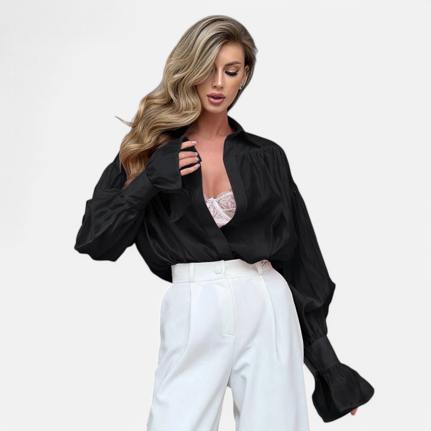 Claireve | Blouse Femme Rose – Élégance Douce, Style Intemporel de Bureau