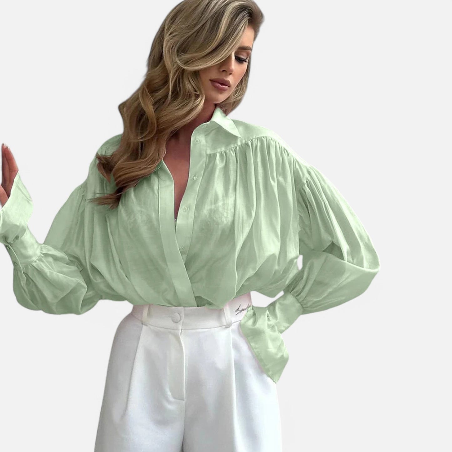 Claireve | Blouse Femme Rose – Élégance Douce, Style Intemporel de Bureau