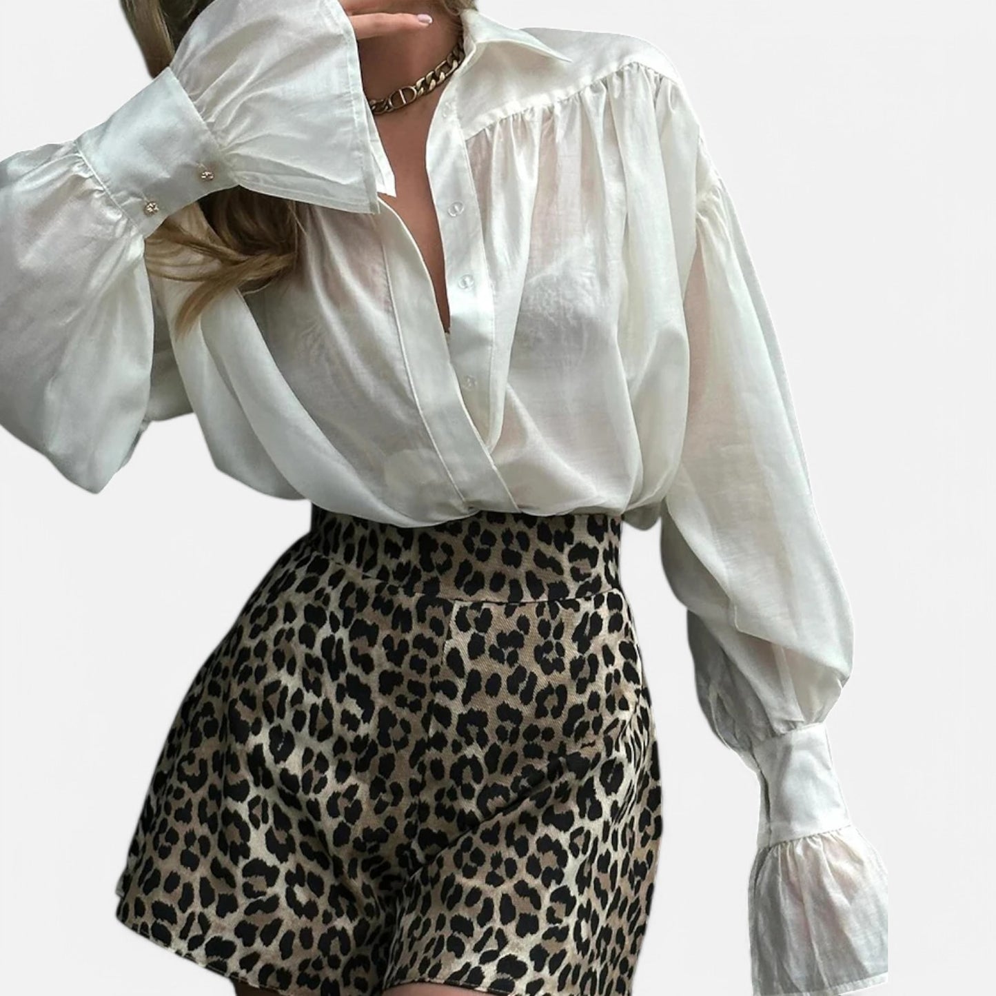 Claireve | Blouse Femme Rose – Élégance Douce, Style Intemporel de Bureau