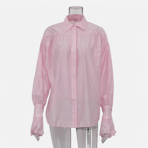 Claireve | Blouse Femme Rose – Élégance Douce, Style Intemporel de Bureau