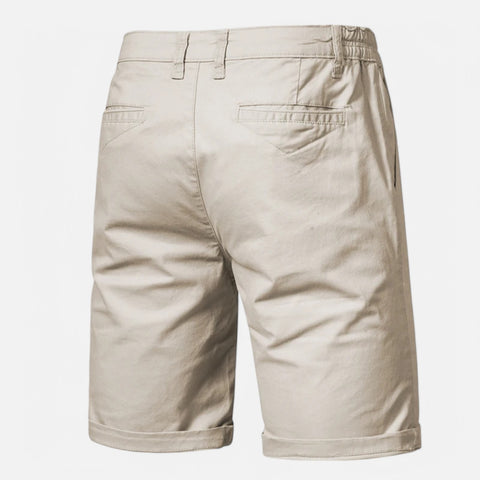 Claireve | Short 100% Coton Homme – Élégance Décontractée, Souplesse d’Été
