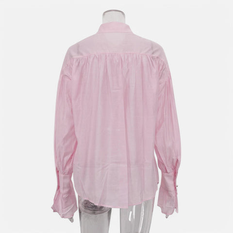 Claireve | Blouse Femme Rose – Élégance Douce, Style Intemporel de Bureau