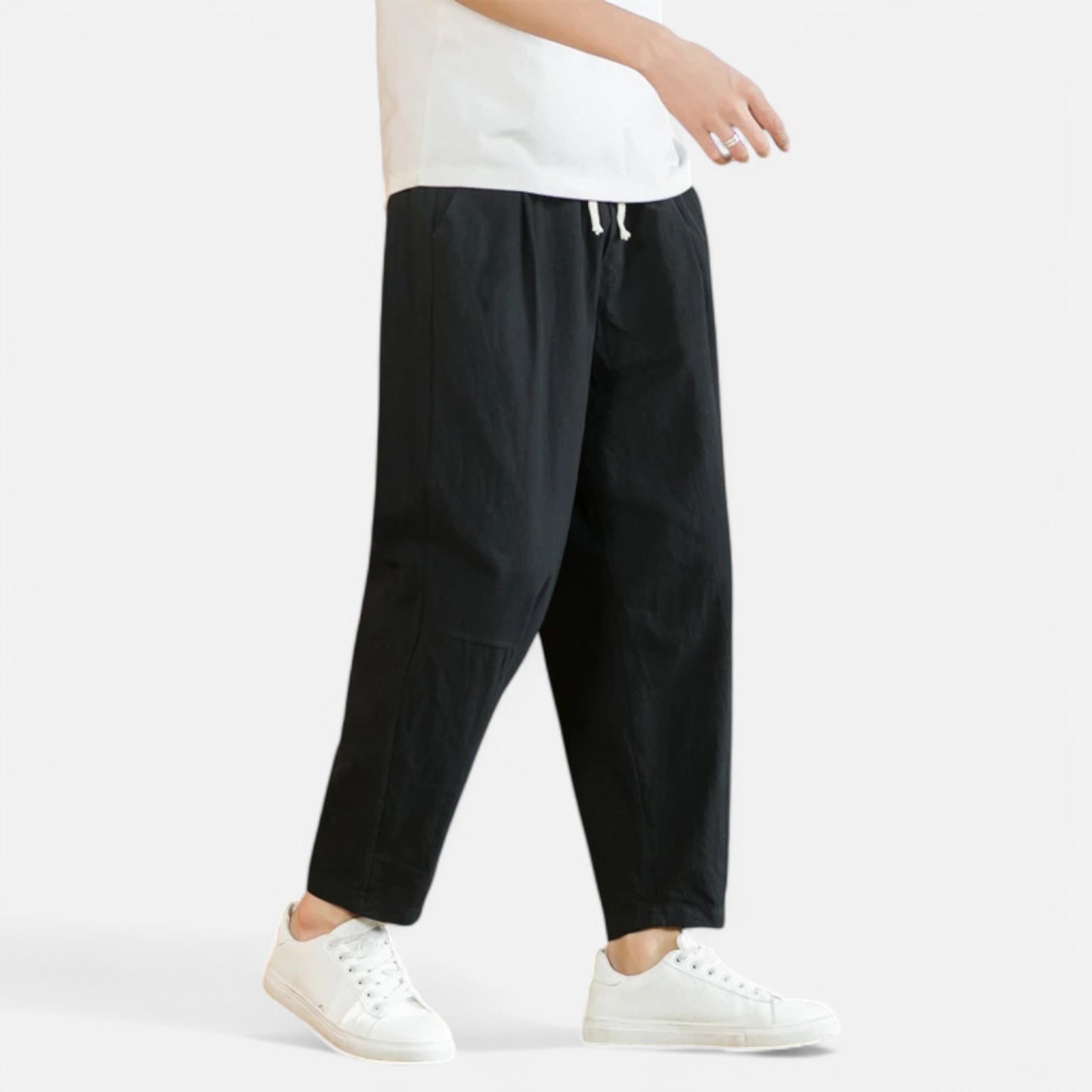 Claireve | Pantalon Décontracté Coton & Lin Homme – Fraîcheur Naturelle, Allure