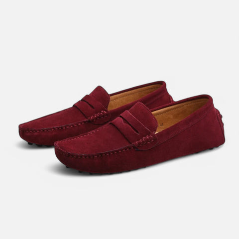 Claireve | Mocassins Décontractés en Cuir Homme – Style Naturel, Élégance au Quotidien
