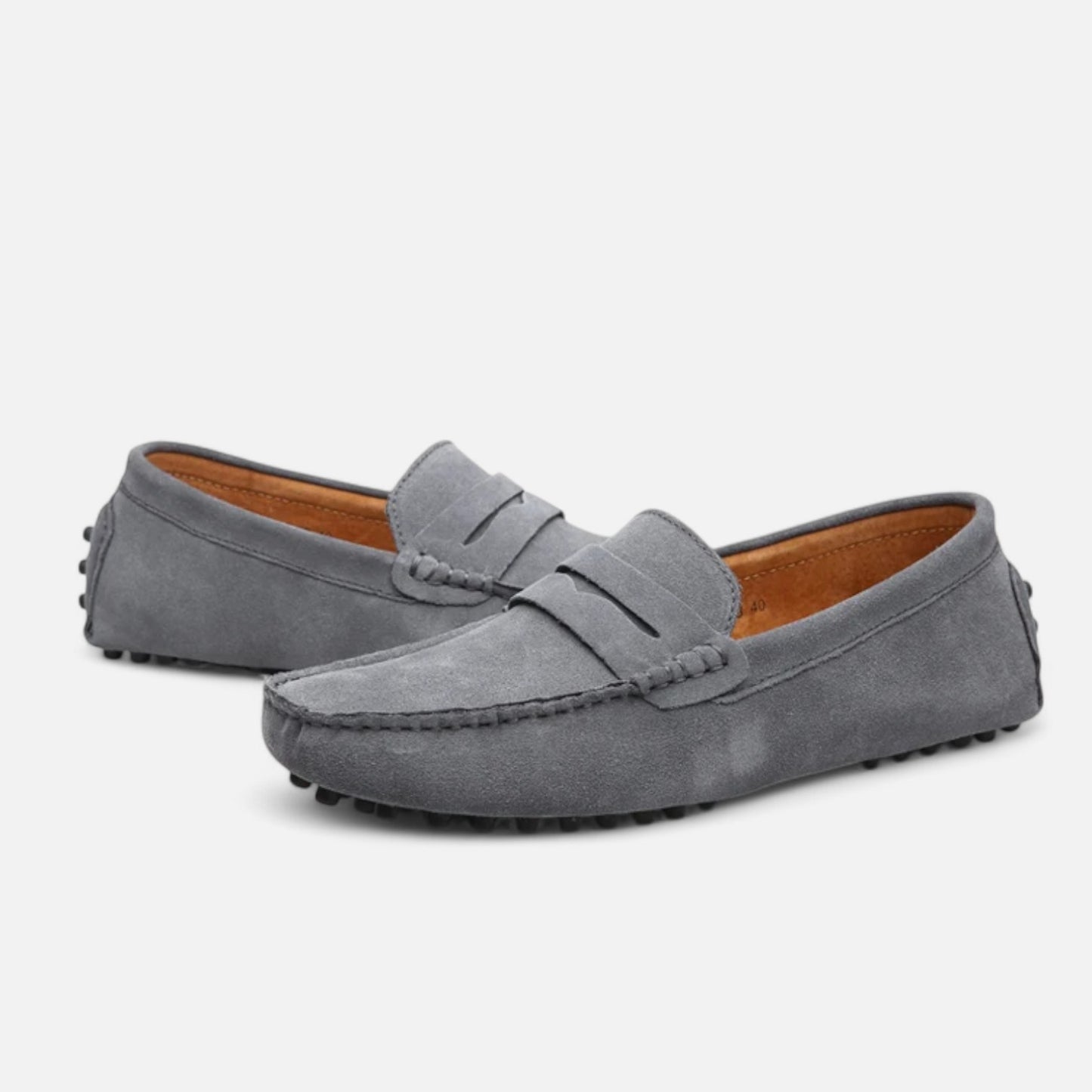 Claireve | Mocassins Décontractés en Cuir Homme – Style Naturel, Élégance au Quotidien