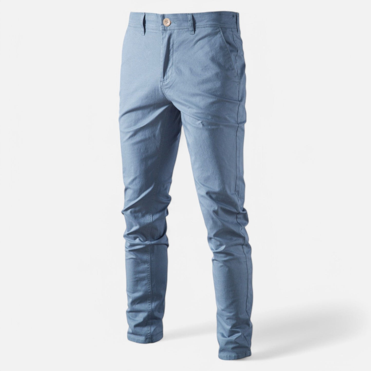 Claireve | Pantalon Homme Ajusté en Coton – Élégance Classique, Confort Saisonnière