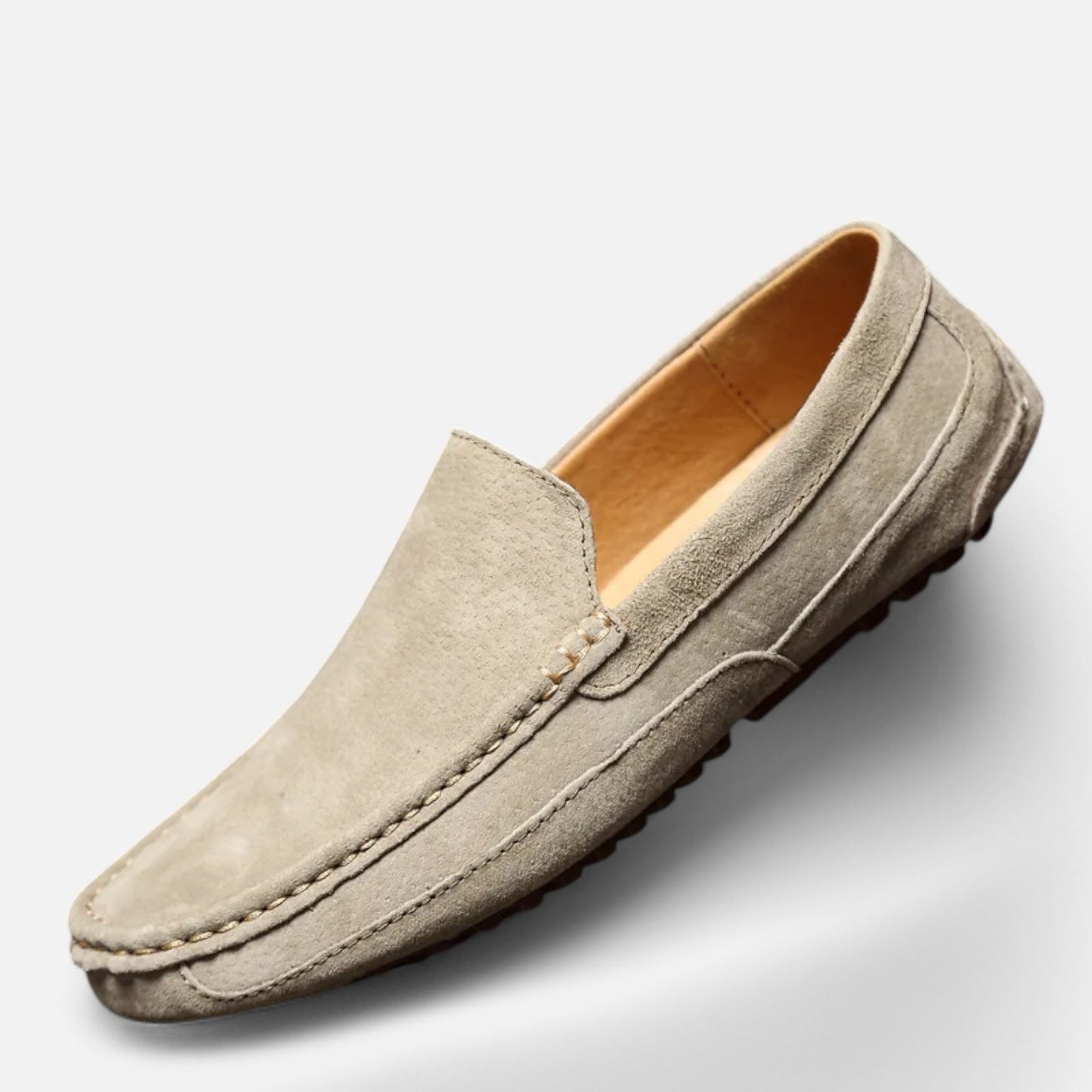 Claireve | Mocassins Homme en Daim – Artisanat Luxueux, Style Décontracté Élégant