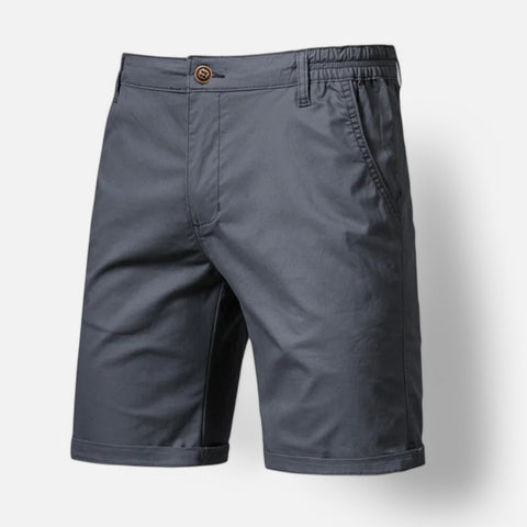Claireve | Short 100% Coton Homme – Élégance Décontractée, Souplesse d’Été