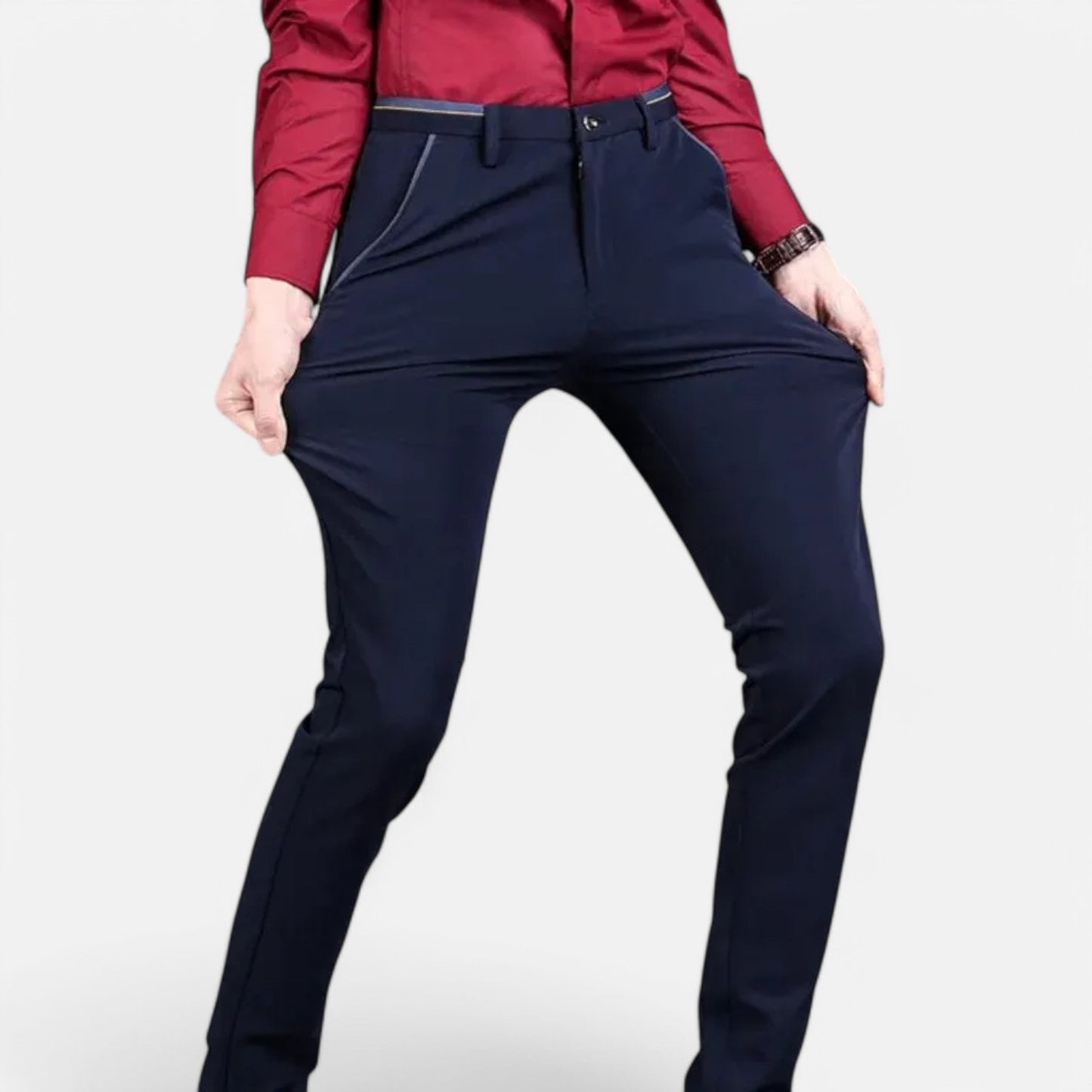 Claireve | Pantalon Droit Homme – Élégance Fonctionnelle, Confort Quotidien