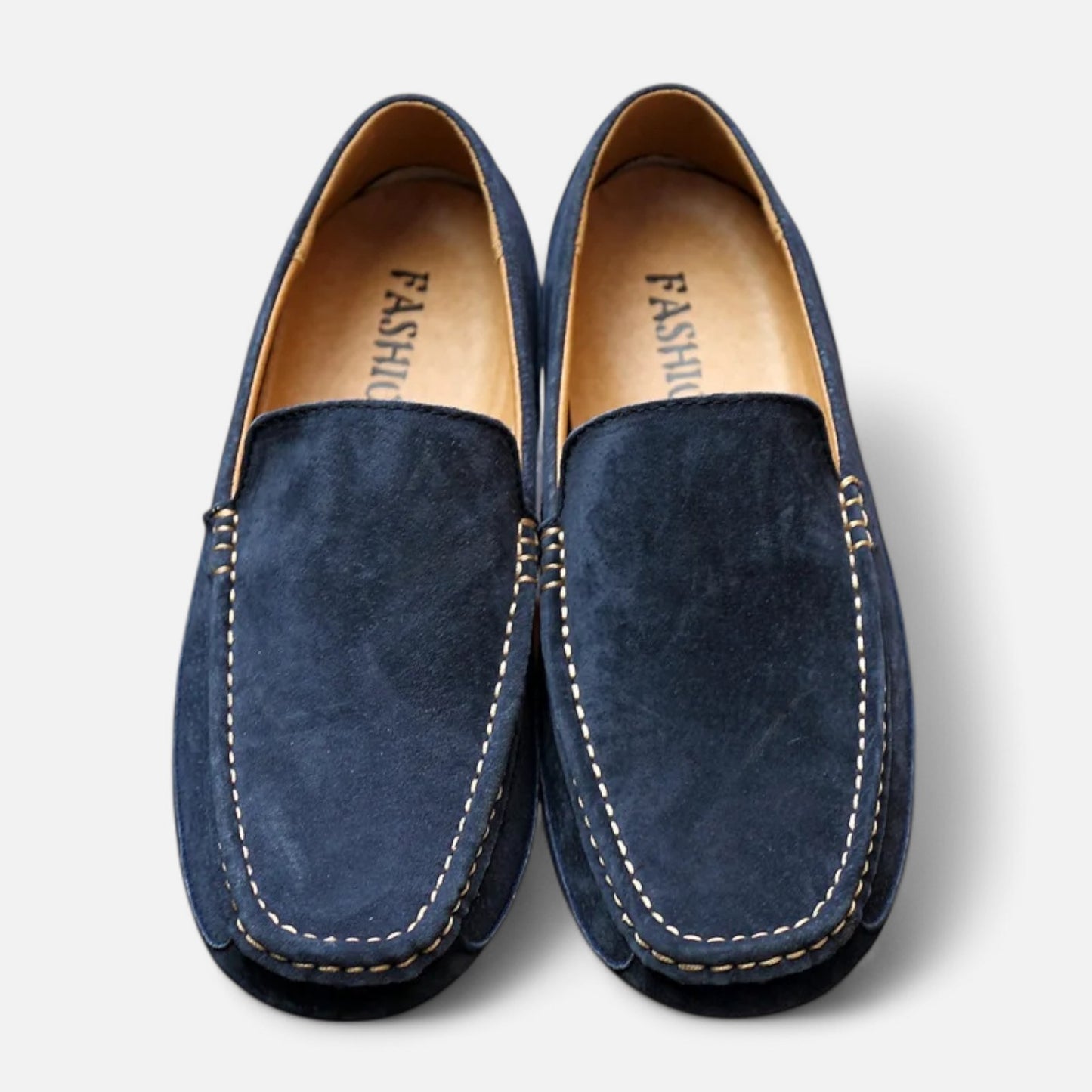 Claireve | Mocassins Homme en Daim – Artisanat Luxueux, Style Décontracté Élégant