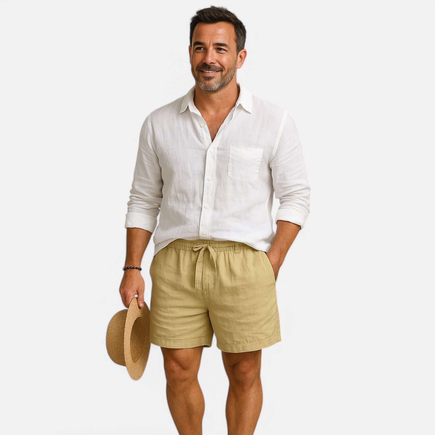 Claireve | Short Léger Homme – Simplicité Active, Fraîcheur Naturelle