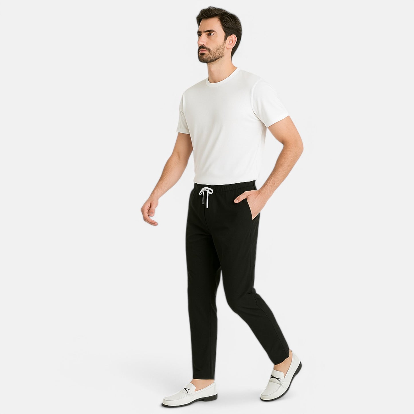 Claireve | Mocassins en Cuir avec Boucle Métallique – Élégance Moderne, Confort Respirant