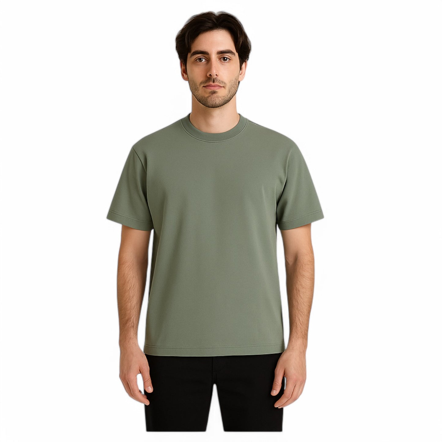 Claireve | T-Shirt 500g Pur Coton – Structure Solide, Minimalisme Intemporel