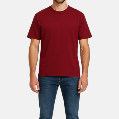 Claireve | T-Shirt Épaissi 100% Coton – Structure Robuste, Minimalisme Maîtrisé