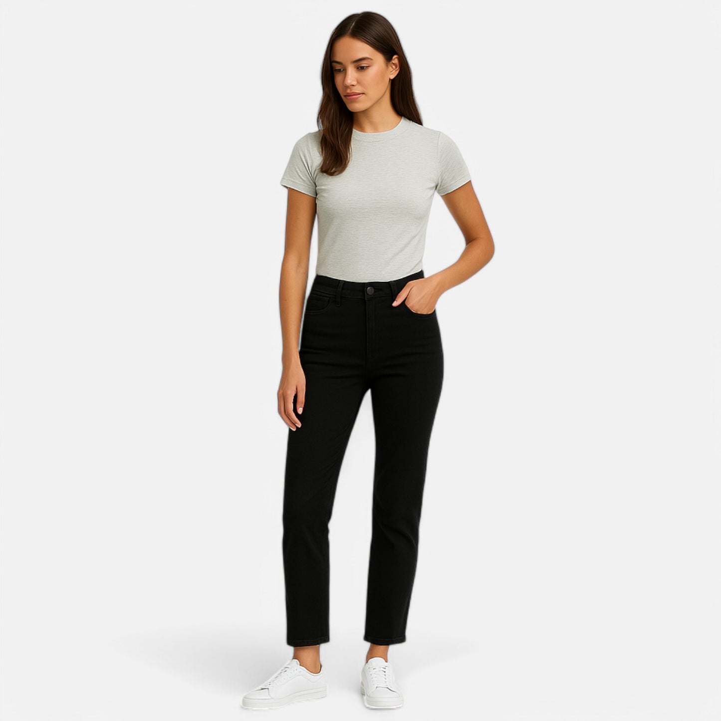 Claireve | T-Shirt Femme Manches Courtes – Simplicité Chic, Silhouette Affirmée