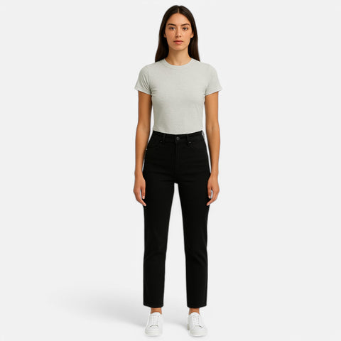 Claireve | T-Shirt Femme Manches Courtes – Simplicité Chic, Silhouette Affirmée