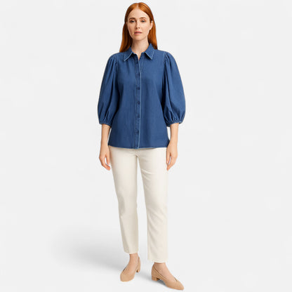 Claireve | Blouse Kimono Oversize en Lin Doux