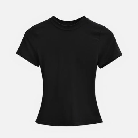 Claireve | T-Shirt Femme Manches Courtes – Simplicité Chic, Silhouette Affirmée