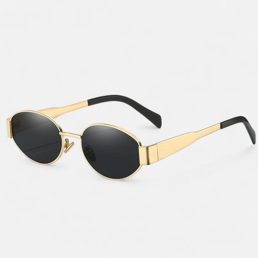 Claireve | Lunettes de Soleil Élégantes Ovales pour Femmes – Monture en Alliage Métallique, Style Intemporel