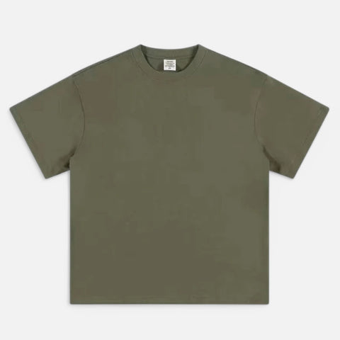 Claireve | T-Shirt 500g Pur Coton – Structure Solide, Minimalisme Intemporel