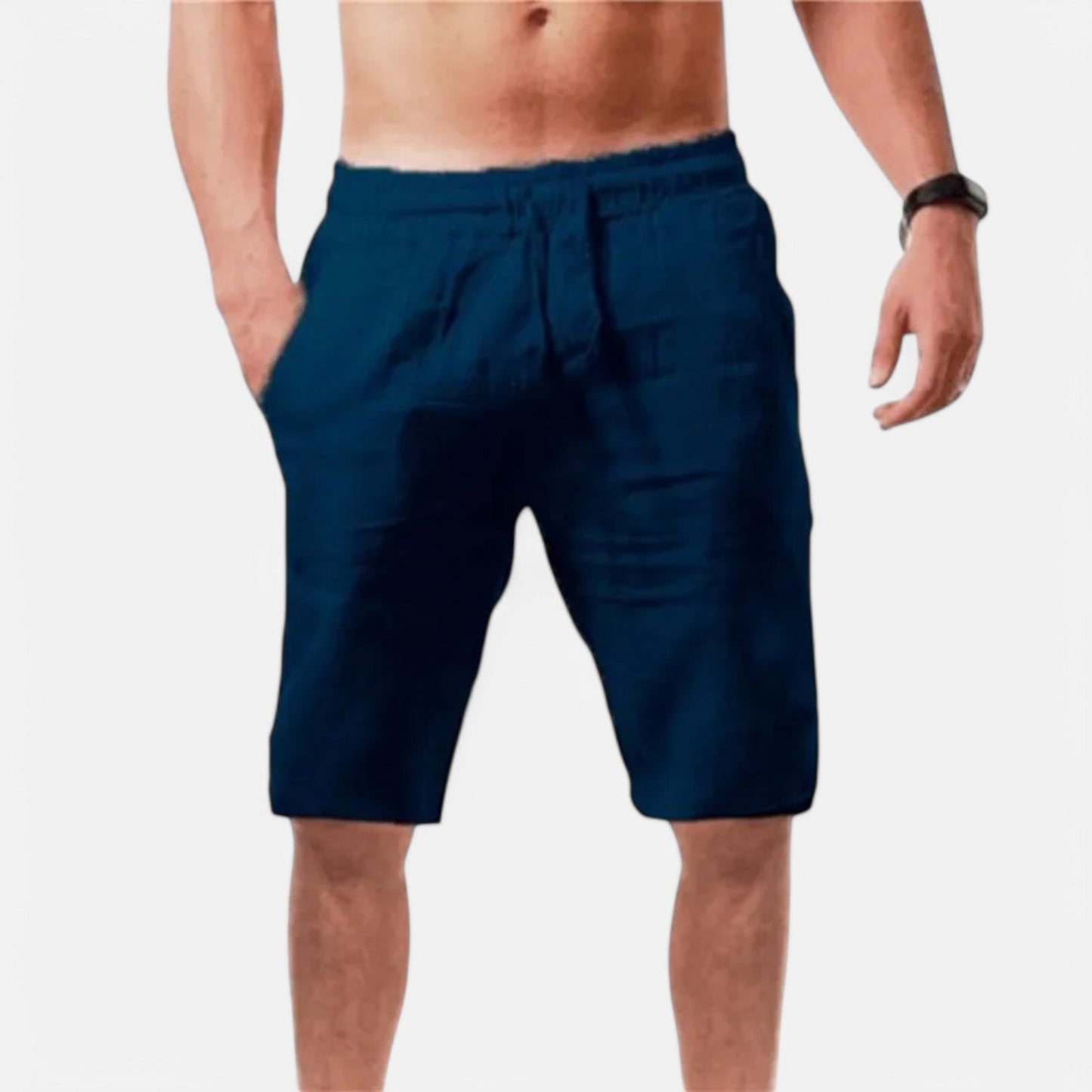 Claireve | Short Coton & Lin Homme – Fraîcheur Urbaine, Confort Estival