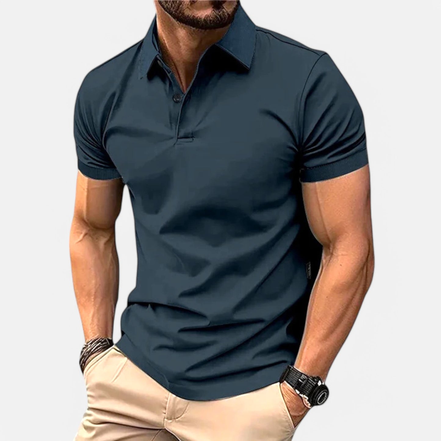 Claireve | Polo d’Été Homme – Sobriété Décontractée, Légèreté Streetwear