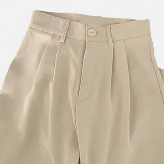 Claireve | Pantalon de Costume Femme Taille Haute – Ligne Élancée, Élégance Structurée