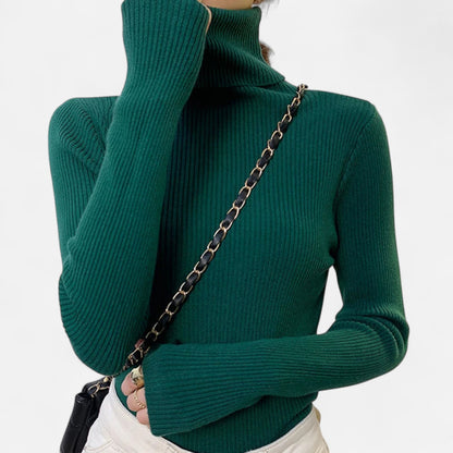 Claireve | Pull Femme en Maille à Col Roulé – Douceur Élégante, Silhouette Intemporelle