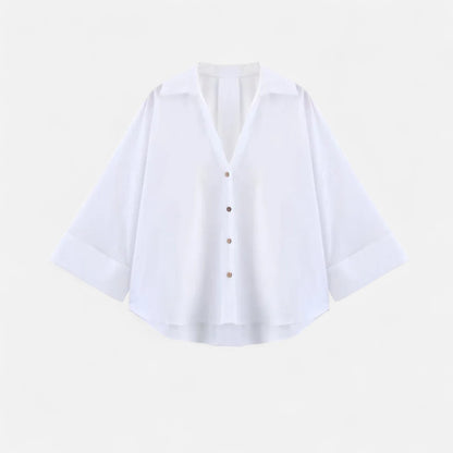 Claireve | Blouse Kimono Oversize en Lin Doux