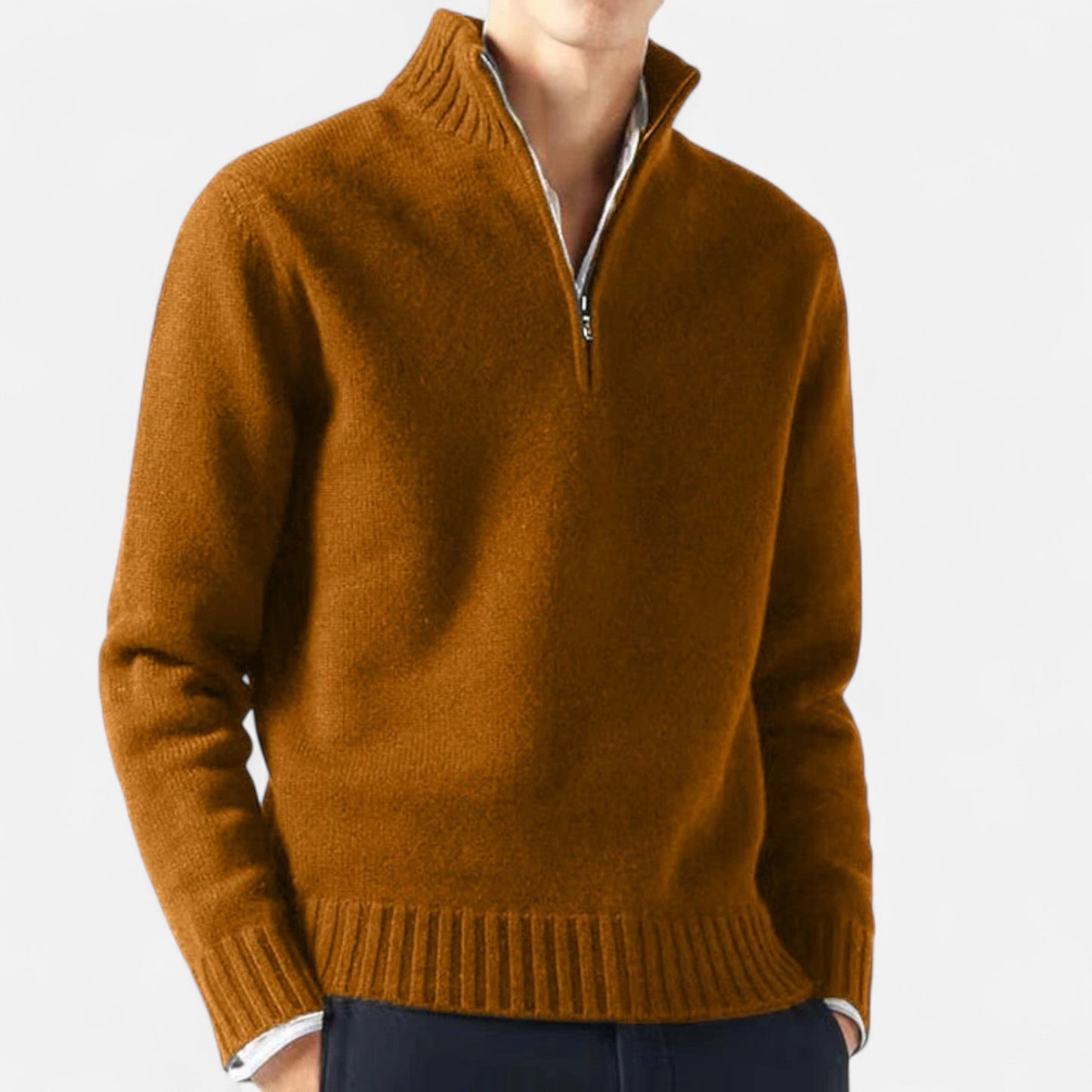 Claireve | Pulls Col Roulé Homme en Maille – Tricot Raffiné, Élégance Intemporelle