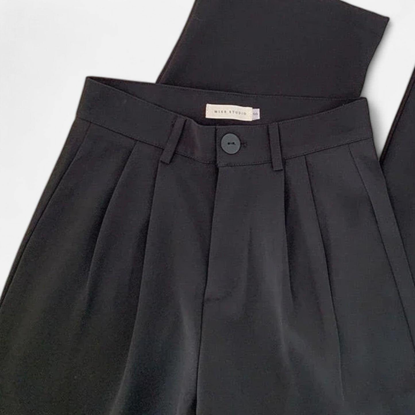 Claireve | Pantalon de Costume Femme Taille Haute – Ligne Élancée, Élégance Structurée