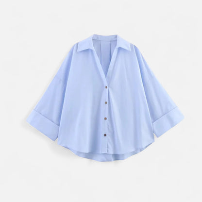 Claireve | Blouse Kimono Oversize en Lin Doux