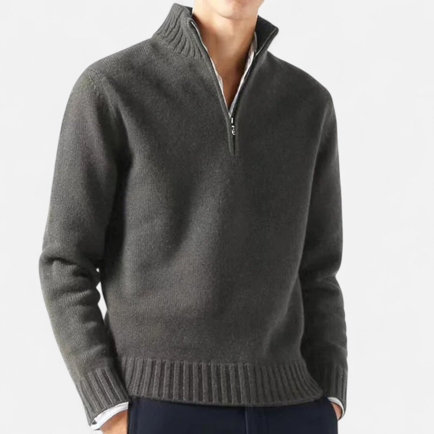 Claireve | Pulls Col Roulé Homme en Maille – Tricot Raffiné, Élégance Intemporelle
