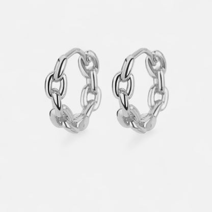 Claireve | Créoles Vintage en Acier pour Femme – Style Rétro, Finition Intemporelle