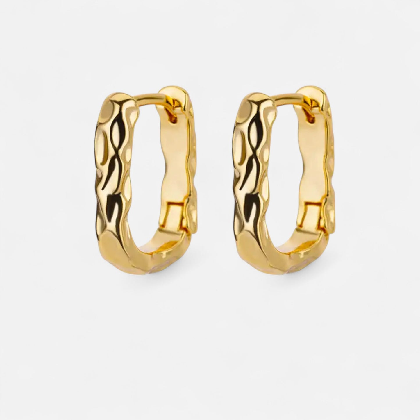 Claireve | Créoles Vintage en Acier pour Femme – Style Rétro, Finition Intemporelle