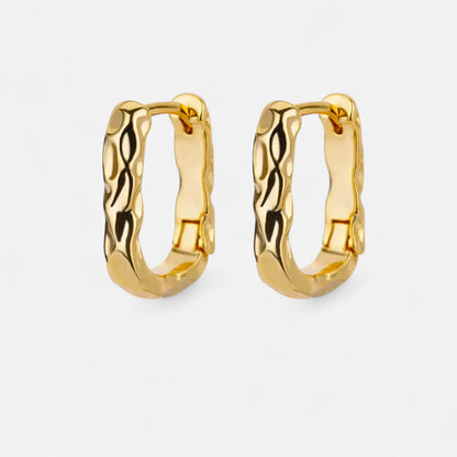 Claireve | Créoles Vintage en Acier pour Femme – Style Rétro, Finition Intemporelle