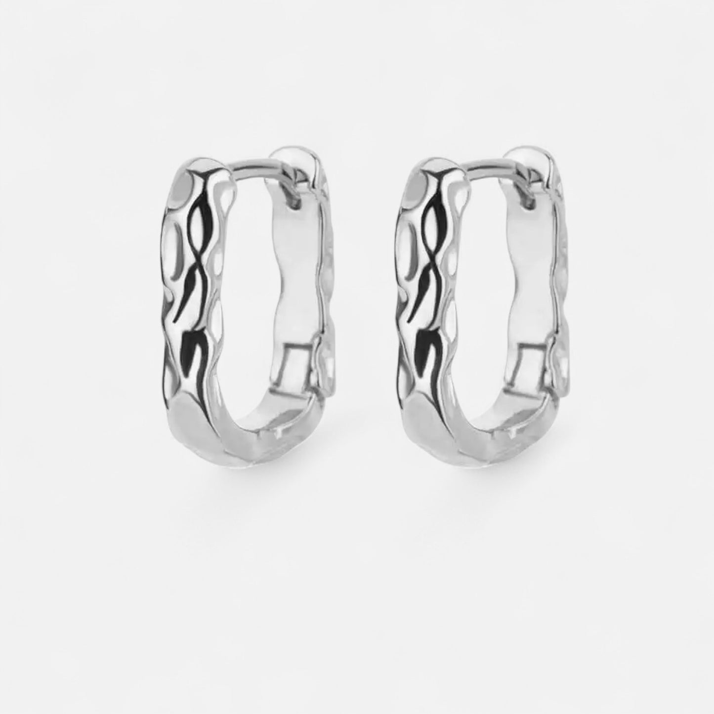 Claireve | Créoles Vintage en Acier pour Femme – Style Rétro, Finition Intemporelle