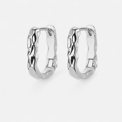 Claireve | Créoles Vintage en Acier pour Femme – Style Rétro, Finition Intemporelle