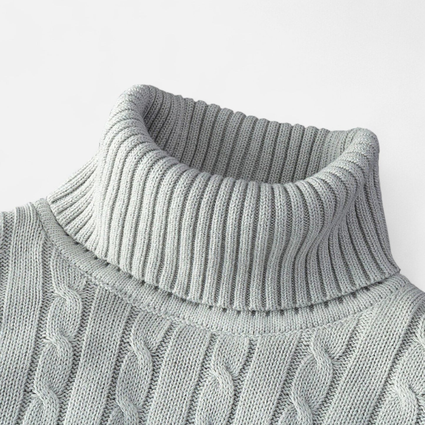 Claireve | Pull Col Roulé Homme en Maille – Style Décontracté, Confort Structuré