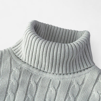 Claireve | Pull Col Roulé Homme en Maille – Style Décontracté, Confort Structuré