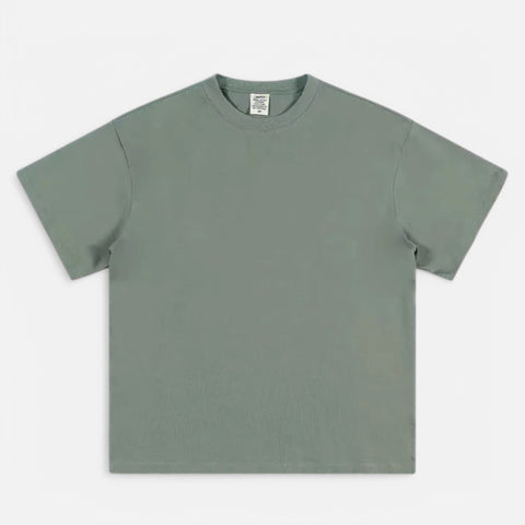 Claireve | T-Shirt Épaissi 100% Coton – Structure Robuste, Minimalisme Maîtrisé